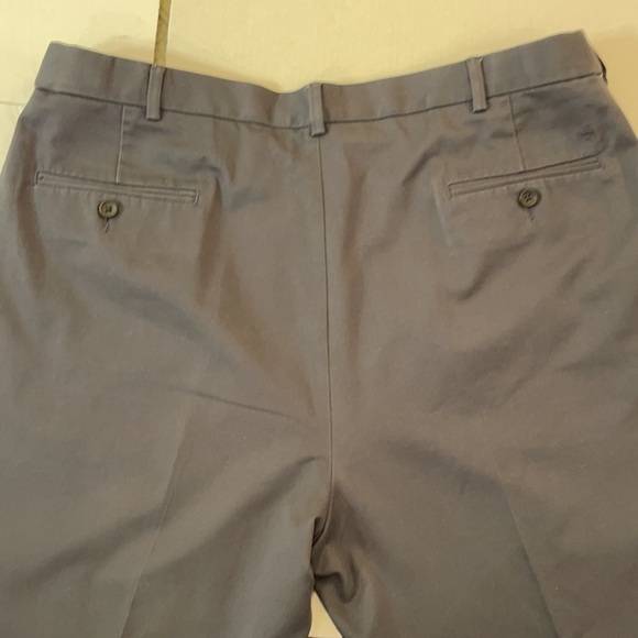 Haggar Dark Gray Twill Pleat Front Dress Pants 40 x 31 - Picture 5 of 14